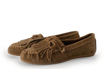 Manfield Loafers in maat 37 Cognac, Kleding | Dames, Overige kleuren, Verzenden, Overige typen, Zo goed als nieuw