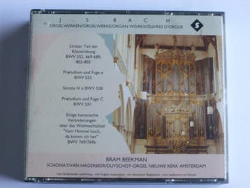 J.S. Bach - Organ Works 5 / Bram Beekman (2 CD), Ophalen of Verzenden, Zo goed als nieuw