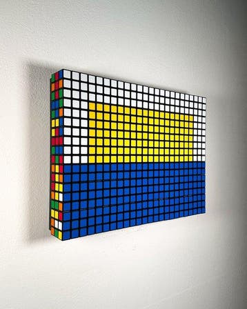 Giovanni Contardi - Rubiks Cube Mosaic - ALBA