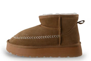 Manfield Snowboots in maat 40 Cognac, Overige kleuren, Verzenden, Snowboots, Zo goed als nieuw