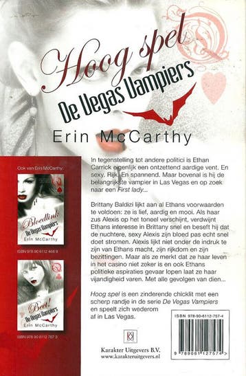 Hoog spel / De Vegas vampiers 9789061127574 Erin MacCarthy, Boeken, Verzenden, Gelezen, Erin MacCarthy