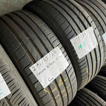 2 x Nexen 215-55-18 Zomerbanden 6mm, 18 inch, Ophalen of Verzenden, Band(en), Personenwagen