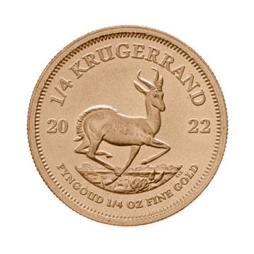 Gouden Krugerrand munt 1/4 troy ounce, Verzenden