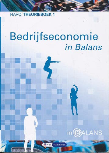 Bedrijfseconomie in Balans Theorieboek 1 HAVO, Verzenden, Nieuw