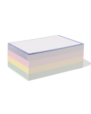 HEMA Flashcards A7 navulling - 100 stuks, Verzenden, Nieuw