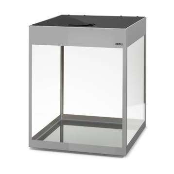 Osaka Glossy ST Grey 50cm Cube inclusief Day en Night LED ve, Ophalen of Verzenden, Nieuw, Leeg aquarium
