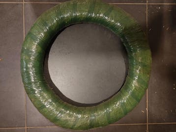 Strokrans Strokransen 60 cm GEWIKKELD Grote krans, Hobby en Vrije tijd, Knutselen, Ophalen of Verzenden, Nieuw