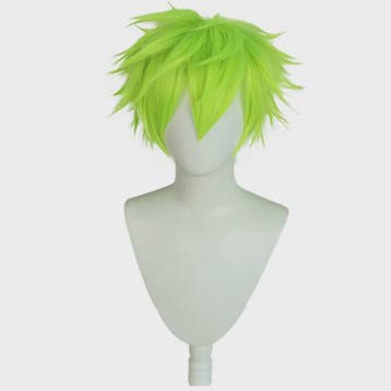 VALORANT Gekko Cosplay Pruik - Kort Krullend Synthetisch Haa