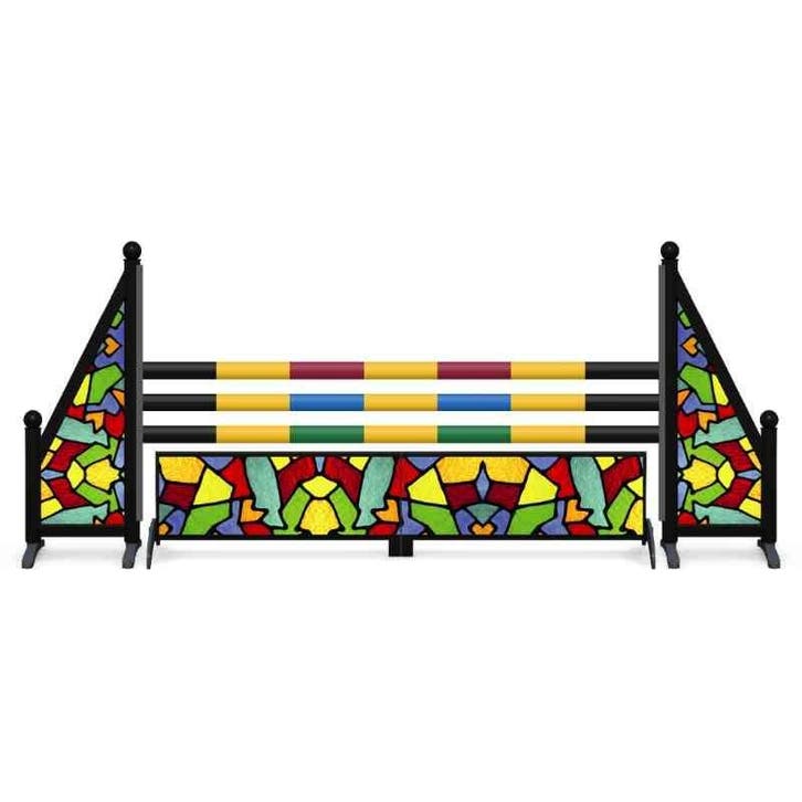 Hindernis Glas In Lood, Dieren en Toebehoren, Paarden en Pony's | Overige Paardenspullen, Springen, Nieuw, Verzenden