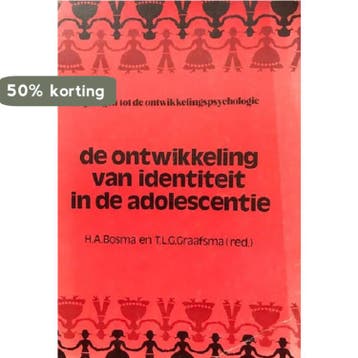 Ontwikkeling van identiteit in de adolescentie - H.A. Bosma, Verzenden, Gelezen, H.A. Bosma