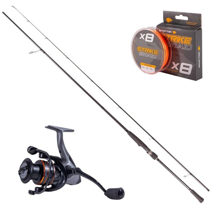 Grayton Prey Spin Set 2.70m (20-60g), Watersport en Boten, Hengelsport | Algemeen, Nieuw, Verzenden