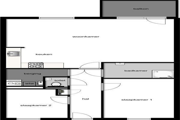 Appartement De Pols in Leeuwarden, Huizen en Kamers, Huizen te huur, Via bemiddelaar, Friesland, Appartement