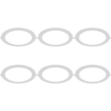 LED Paneel Slim Inbouw 6 Stuks - Brinton Thin - 24W 2400lm, Kunststof, Nieuw, Overige fittingen, Ophalen of Verzenden