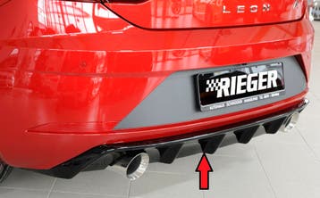 Rieger diffuser | Leon FR (5F) 2017-2020 (vanaf Facelift) -, Auto-onderdelen, Verzenden, Nieuw, Seat