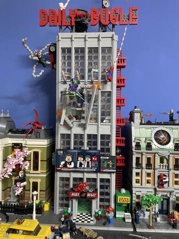 LEGO Spider Man Daily Bugle 76178, Verzenden, Zo goed als nieuw, Complete set, Lego