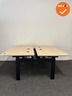 Vepa Presto Duo zit-sta bureau - 140x80 - inclusief kabel..., Huis en Inrichting, Bureaus, Ophalen of Verzenden, Gebruikt