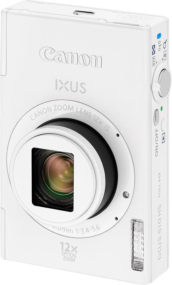 Canon IXUS 510 HS Digitale Compact Camera - Wit, Audio, Tv en Foto, Fotocamera's Digitaal, Zo goed als nieuw, Verzenden