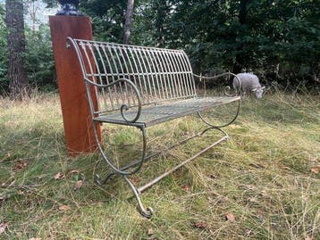 Tuinbank - Metaal - Klassiek - Antiek groen