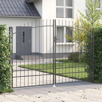 vidaXL Dubbele Poort WOERDEN 299,5 x 249,5 cm Staal, Verzenden, Nieuw