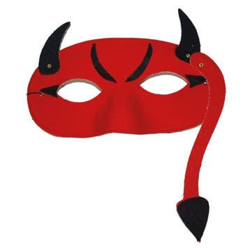 Duivels masker van vilt - Oogmaskers, Verzenden, Nieuw