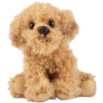 Suki Gifts pluche Labradoodle knuffel - 13 cm - lichtbruin, Verzenden, Nieuw