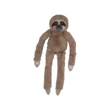 Nature Planet luiaard knuffel - pluche - 48 cm - bruin, Verzenden, Nieuw