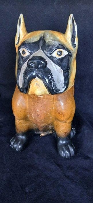 Koektrommel - leer keramiek - Koektrommel bulldog 1960