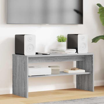 vidaXL TV-kast 80 x 30 x 40 cm Grijs Sonoma Bewerkt hout, Minder dan 50 cm, Verzenden, Nieuw, Minder dan 100 cm