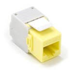 Keystone RJ45 | Cat6a U/UTP (Geel), Verzenden, Nieuw