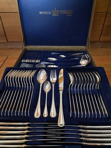 Solingen SILBER 100 Besteck 12 Personen Neuwertig , -