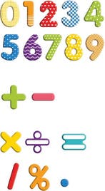 Magnetische cijfers 4,5 cm (90 delig), Kinderen en Baby's, Speelgoed | Educatief en Creatief, Ophalen of Verzenden, Nieuw
