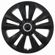Wieldoppen  Terra Ring Zwart 15 inch, Auto diversen, Wieldoppen, Verzenden, Nieuw
