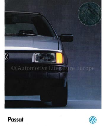 1991 VOLKSWAGEN PASSAT BROCHURE ENGELS, Nieuw, Volkswagen, Author