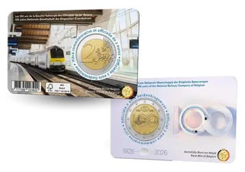 2 euro 100 jaar NMBS 2026 - België, Verzenden