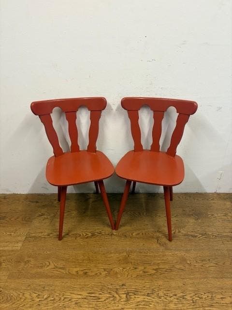 Gebruikte Set Stoelen - S4321 Vintage/Café, Huis en Inrichting, Stoelen, Ophalen