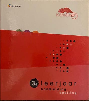 Kameleon Spelling Handleiding thema 1 t/m 6, 3e leerjaar, Verzenden, Nieuw