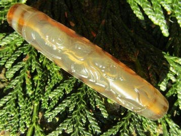 Zeldzame en krachtige talisman DZI 12 Ogen (71 mm) met