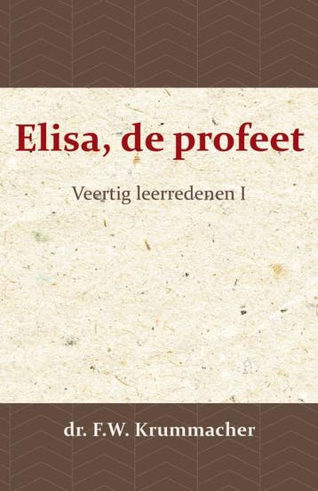 Elisa, De Profeet 1 | F.W. Krummacher | Nieuw, Ophalen of Verzenden, Nieuw, F.W. Krummacher