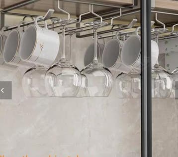 Rode Wijnglasrek – Luxe Ophangrek voor Huisgebruik, Verzenden, Nieuw