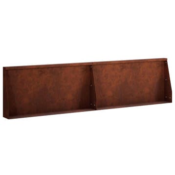 vidaXL Keerwand 2 st 80 x 12 x 30 cm weervast staal, Verzenden, Nieuw