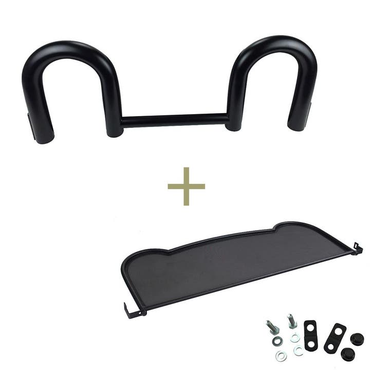 Mazda MX 5 NB rolbeugel/sierbeugel   Zwart + Windscherm, Auto diversen, Auto-accessoires, Nieuw, Ophalen of Verzenden