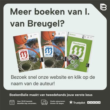 Moderne wiskunde 1a vmbo kgt Leerboek - I. van Breugel, Verzenden, Zo goed als nieuw, I. van Breugel