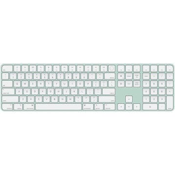 Magic Keyboard met Touch ID en numeriek toetsenblok – Groen, Touch ID, Refurbished, Ophalen of Verzenden, Draadloos