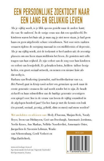 Kruip nooit achter een geranium 9789000353507, Verzenden, Gelezen, Barbara van Beukering