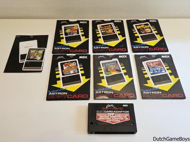 MSX - Electric Software - Astron Softcard - Collection - Ver, Spelcomputers en Games, Spelcomputers | Overige, Gebruikt, Verzenden