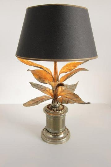 Tafellamp - Sculptural Botanical Table Lamp - Metaal
