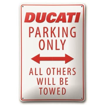 Ducati PARKING METAL SIGN - 967694028, Motoren, Verzenden, Nieuw