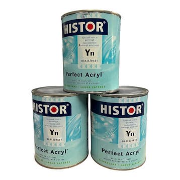 Histor verf – Glow in the Dark – SET van 3 blikken à 1 L –, Minder dan 5 liter, Verzenden, Nieuw, Lak
