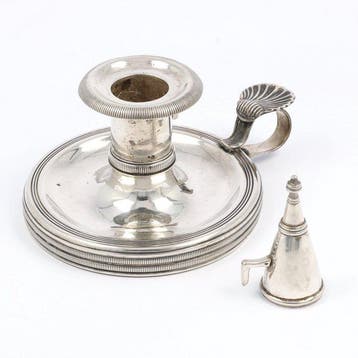 Amsterdam ca. 1830 - Blaker - Kaarsenhouder - .934 zilver
