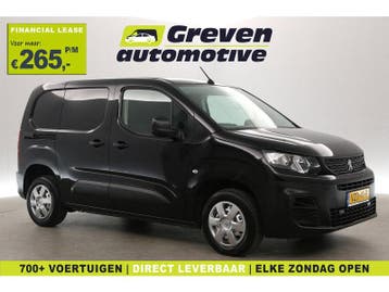 Peugeot Partner 1.2 PureTech 111PK | BENZINE | Airco |, Euro 6, Zwart, Handgeschakeld, Nieuw